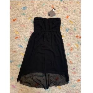 Brand new strapless black dress